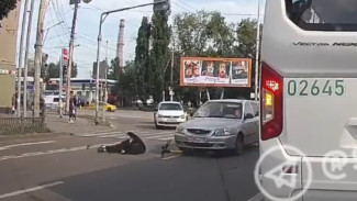 ДТП с электросамокатом на Московском проспекте в Воронеже попало на видео