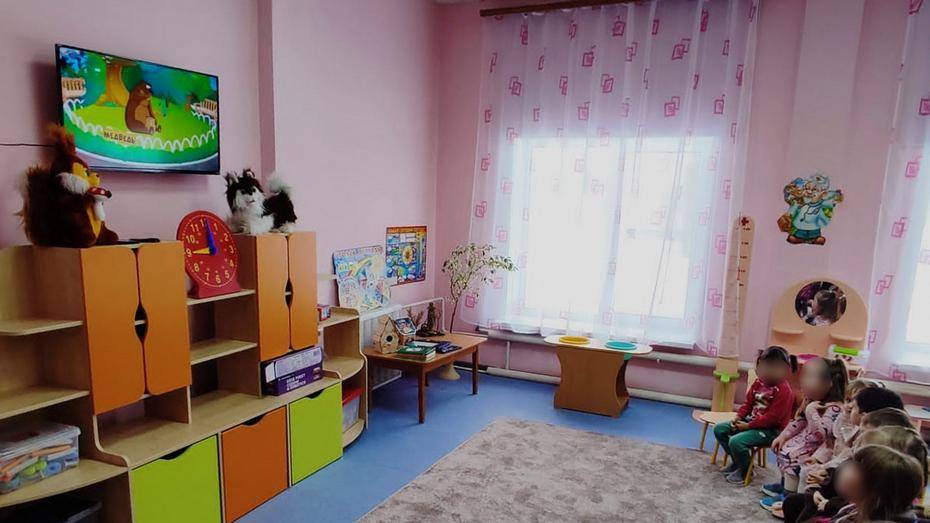В верхнемамонском селе Мамоновка помещения в школе отремонтировали под детский сад за 2 млн рублей