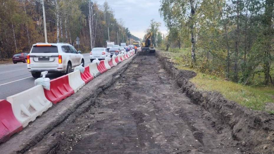 В Воронеже стартовали работы по расширению проезда от новой развязки на Остужева до кольца на Обручева