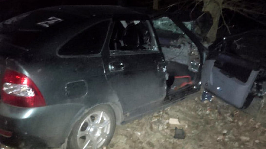 В Воронежской области погибла 30-летняя пассажирка разбившейся «Приоры»