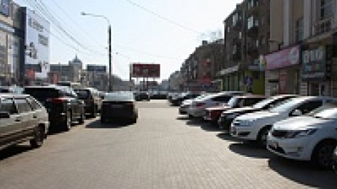 Дорожная среда: Парковки на улице Кольцовской