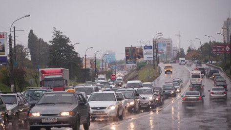 Четыре ДТП и дорожные работы спровоцировали пробку в 5 км в Воронеже