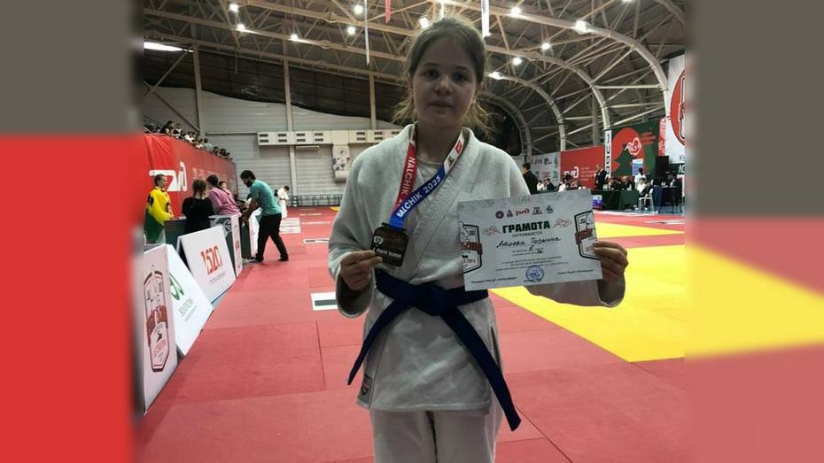 Поворинская спортсменка выиграла «бронзу» международного турнира по дзюдо