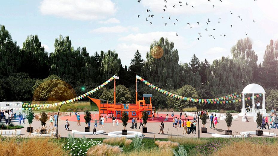 Обустройство парка с трассой для тюбинга в воронежском райцентре потребует до 96 млн рублей