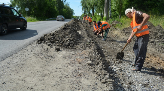 В Нижнедевицком районе проложат тротуар между селом и райцентром