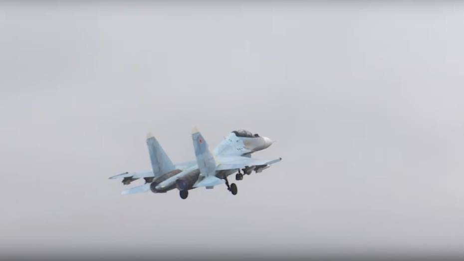 Минобороны РФ показало кадры уничтожения истребителями украинских средств ПВО