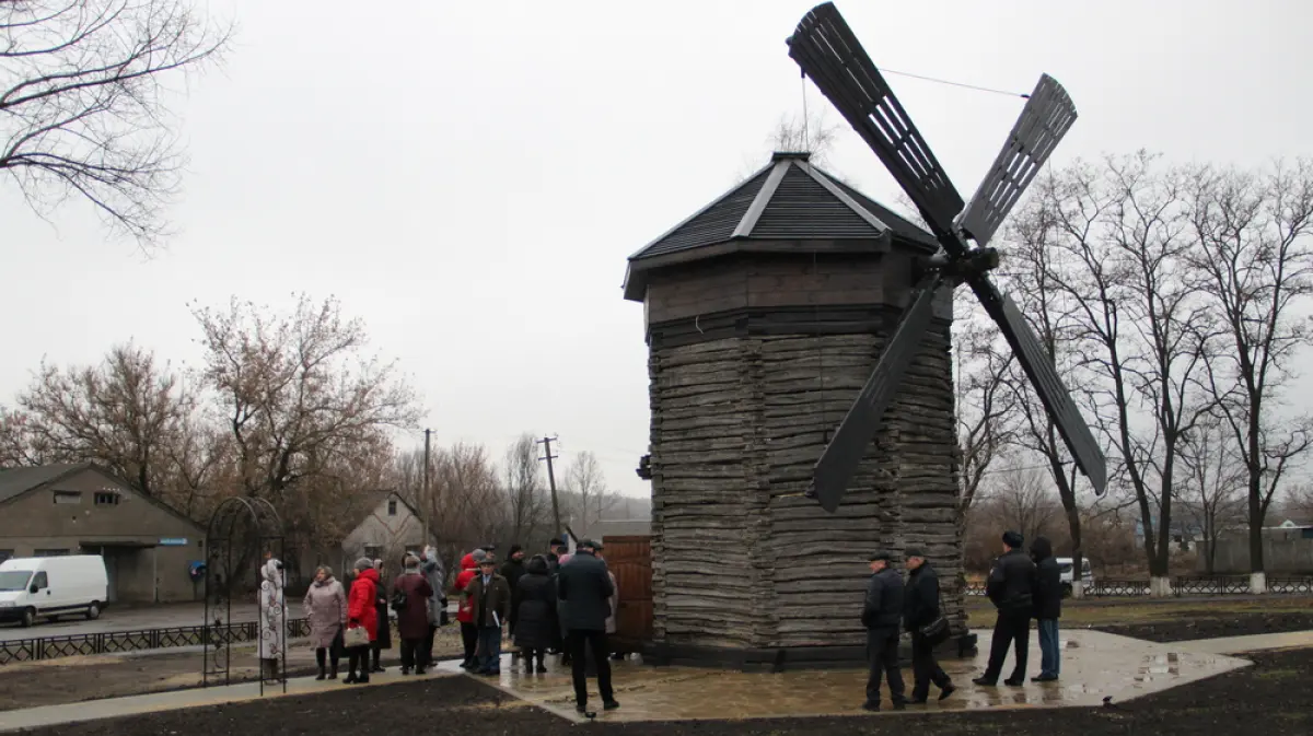 В подгоренском селе Сергеевка благоустроили парк «Старая мельница»