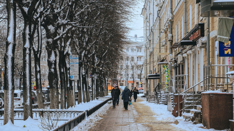 В Воронеже потеплеет до -2 градусов в выходные