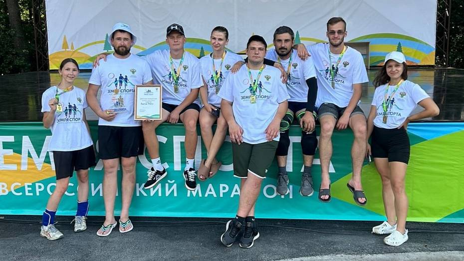 Верхнемамонские волейболисты победили в региональном этапе марафона «Земля спорта»