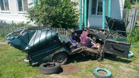 В Воронежской области после ДТП с трактором госпитализировали двух девочек 3 и 7 лет