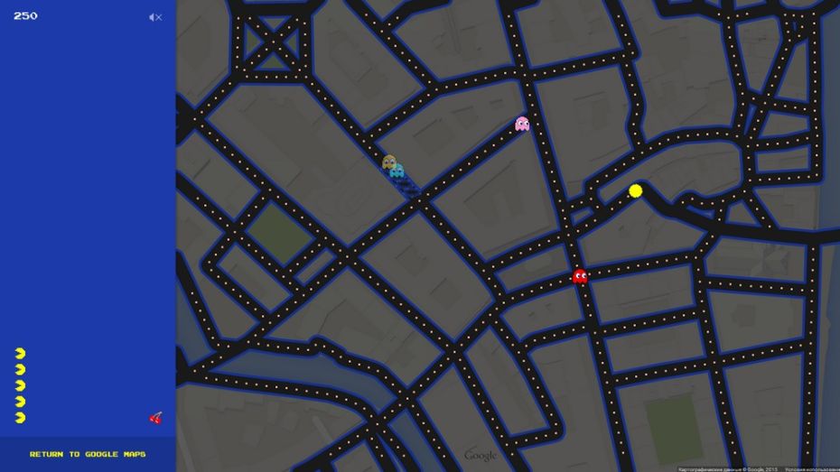 Пользователи Google Maps сыграют в Pac-Man на воронежских улицах 