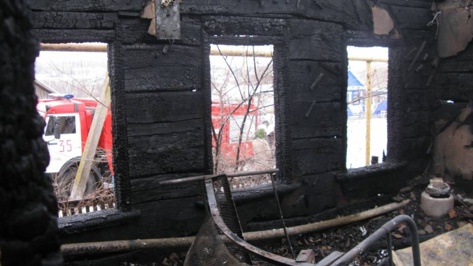 В Воронежской области сгорел мужчина