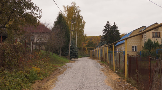 В хохольском селе Костенки на 9 улицах отремонтируют дороги