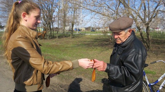 В Терновском районе стартовала акция «Георгиевская ленточка»