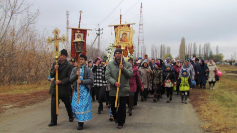 В Нижнедевицке устроили крестный ход на праздник Казанской иконы Божией Матери 