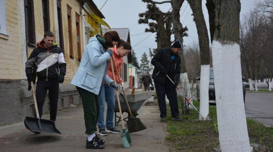 В Острогожске во время субботника собрали более 1 тыс мешков мусора