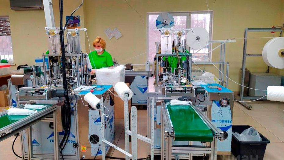 В Воронеже производство медицинских масок выставили на продажу за 100 млн рублей