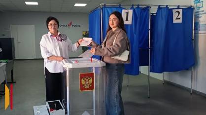 Жительница Верхнего Мамона впервые приняла участие в выборах