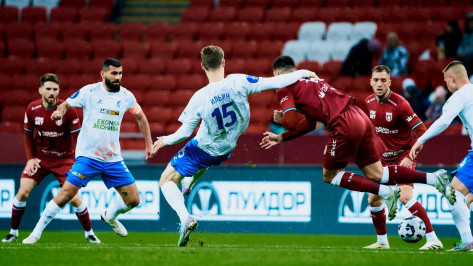 Воронежский «Факел» на выезде уступил «Рубину» со счетом 1:2
