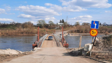 Под Воронежем открыли движение по низководному мосту