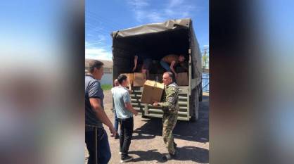 Россошанцы отправили 4 тонны гуманитарной помощи в Белокуракинский район ЛНР