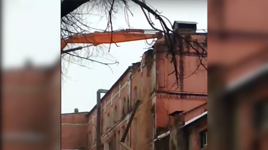 После сноса строений на бывшем хлебозаводе в Воронеже возбудили административное дело