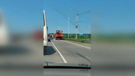 Пробка длиной в 4 км сковала движение на выезде из Воронежа