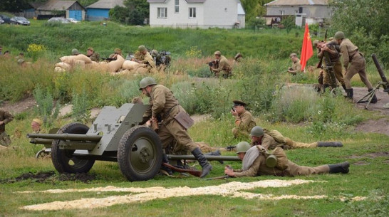 В Каширском районе прошла военно-историческая реконструкция «Каширский рубеж»