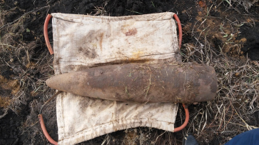 В Острогожском районе взрывотехники уничтожили артиллерийский снаряд