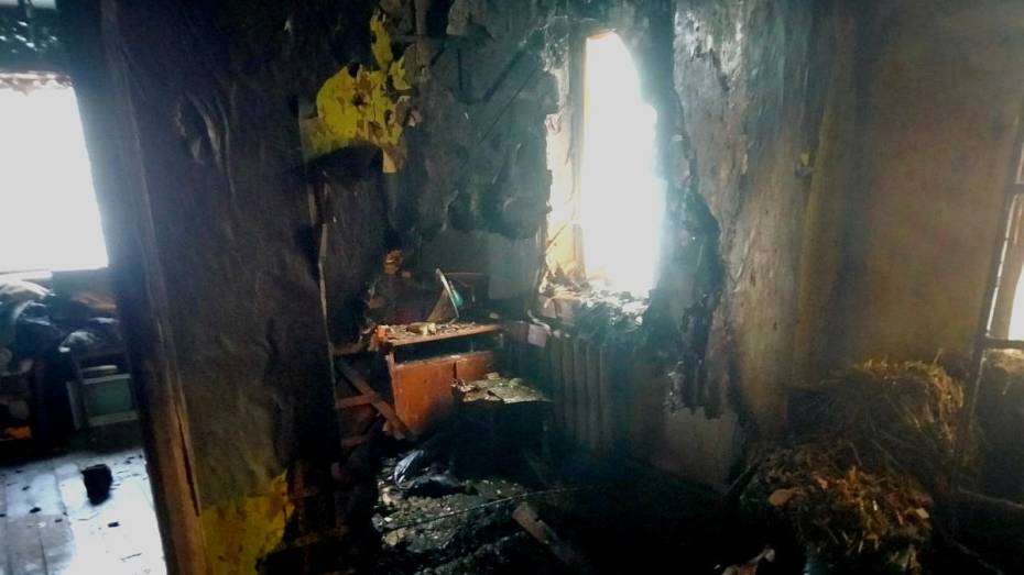 В воронежском селе Беловка при пожаре погиб 40-летний мужчина