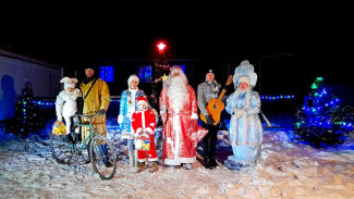 Новогодний поздравительный ролик сняла семья из Терновского района