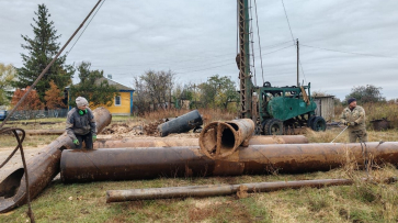 В нижнедевицком селе Синие Липяги перебурят скважину