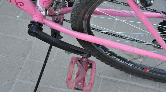В Лисках 8-летняя девочка на велосипеде въехала в Hyundai Solaris