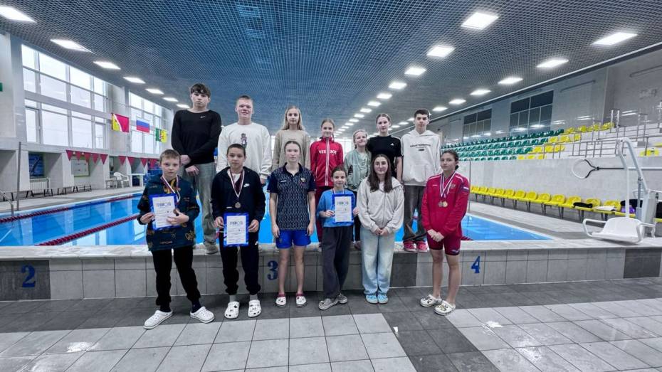 Борисоглебские пловцы завоевали 9 медалей на областных соревнованиях