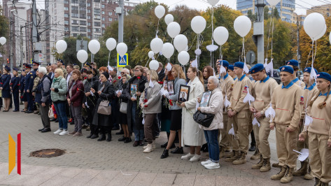 «Белый журавль – символ светлой памяти»: Воронеж присоединился к Всероссийской акции, посвященной павшим воинам России