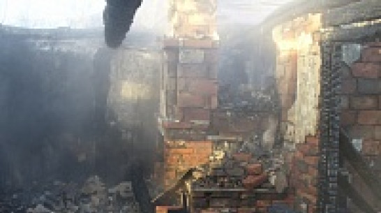 В Павловском районе во время пожара погибли два человека