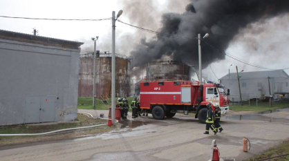 В Сети появился фейк о горящей после удара БПЛА нефтебазе в Воронеже