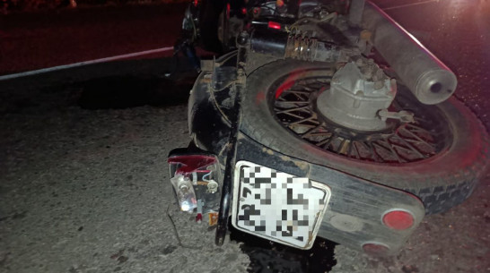 В Панинском районе в ДТП попали мотоциклист и велосипедист