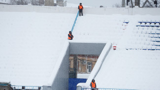 Болельщики воронежского «Факела» вызвались помочь убрать снег на стадионе