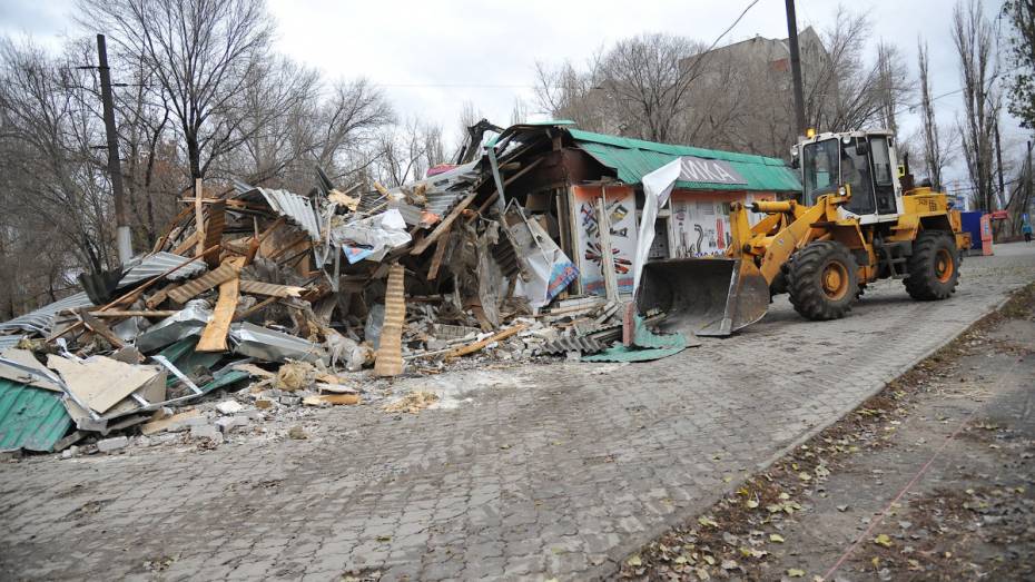 В мае в Воронеже снесут 19 незаконных ларьков