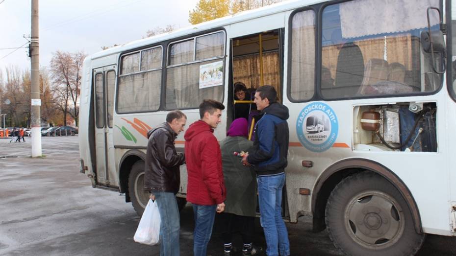В Таловой из-за гололеда отменили 4 автобусных рейса