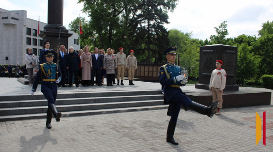 В Верхнемамонский район привезли частицу Вечного огня из Воронежа
