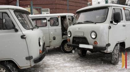 Три автомобиля УАЗ отправились из Воронежа в зону спецоперации