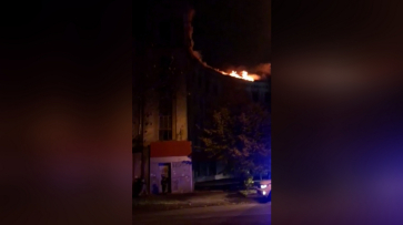 Шестой пожар произошел в Воронеже в доме на Депутатской: обрушилась кровля