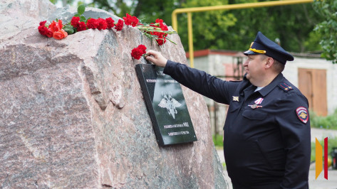 Аллею ветеранов органов внутренних дел открыли в поселке Подгоренский