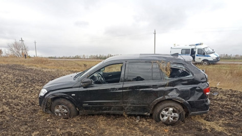 В Воронежской области погиб вылетевший в кювет 57-летний водитель на SsangYong
