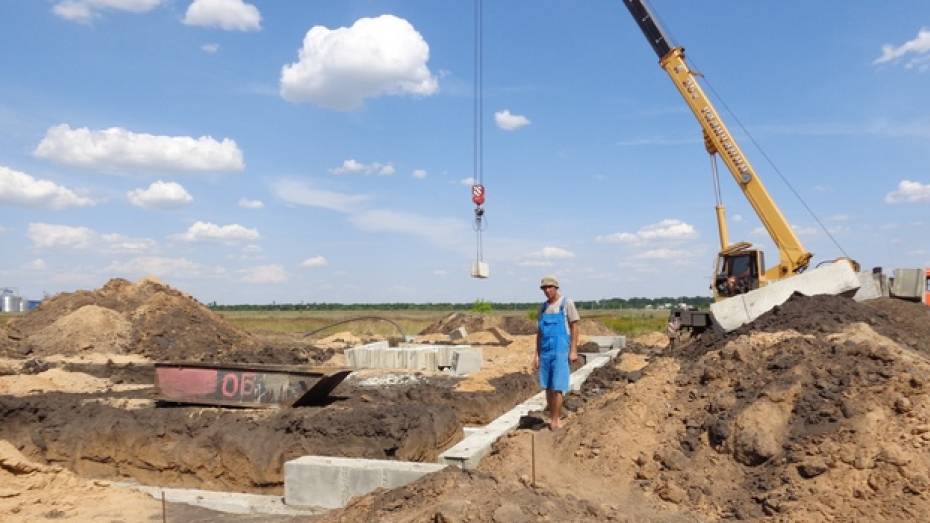 В селе Круглое Каширского района начали строить современный сельский Дом культуры