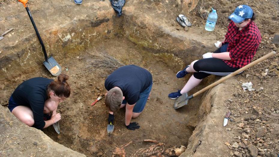 В Воробьевском районе студенты-археологи нашли аланские и сарматские захоронения 
