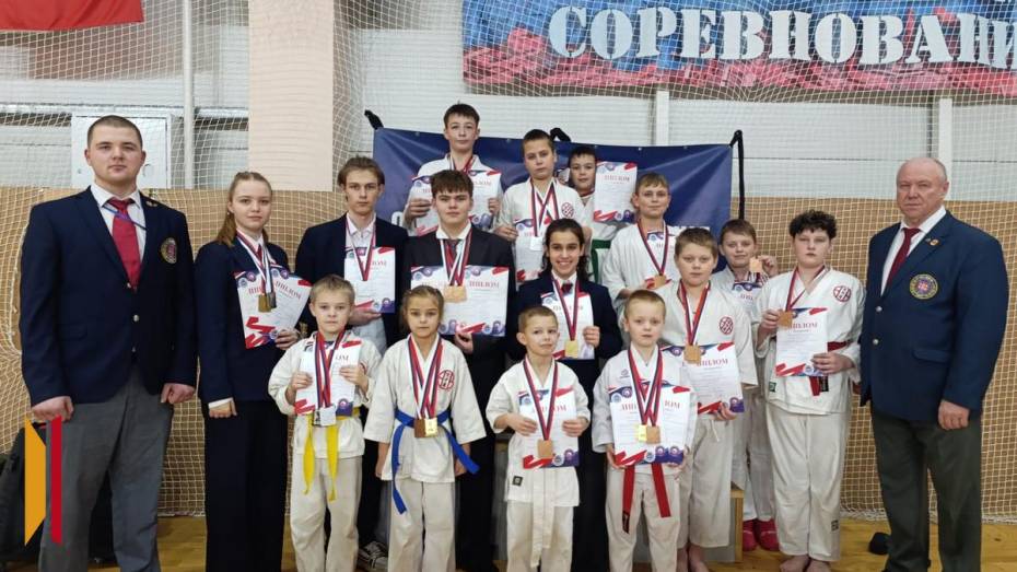 Панинские каратисты взяли 37 медалей на областных соревнованиях
