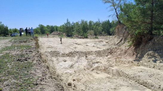 В Воронежской области неизвестные организовали добычу песка на территории памятника природы